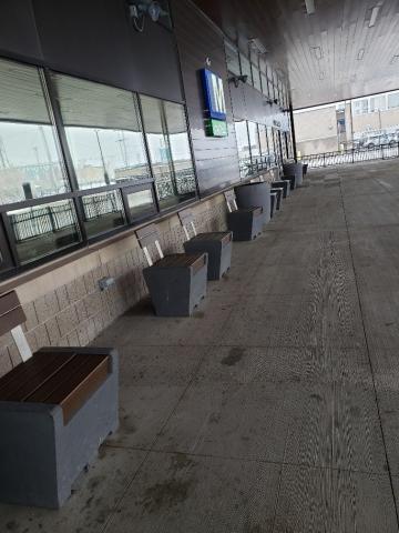 matbus ground transportation center seating area