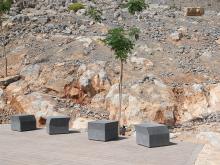 square seat, HRAC, Jebel Jais