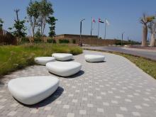 polished concrete, design street furniture, HRAC