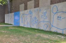 Le mur de Heerlen a été dessiné par des enfants
