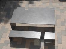 ultra high performance concrete bench