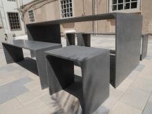 UHPC bench, design street furniture